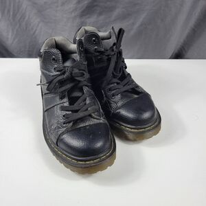 Dr. Martens Black Leather Combat Boots